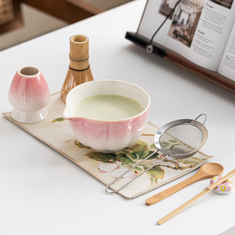 Matcha Whisk Set - Matcha Seti Matcha Çırpıcı Seti, Seramik