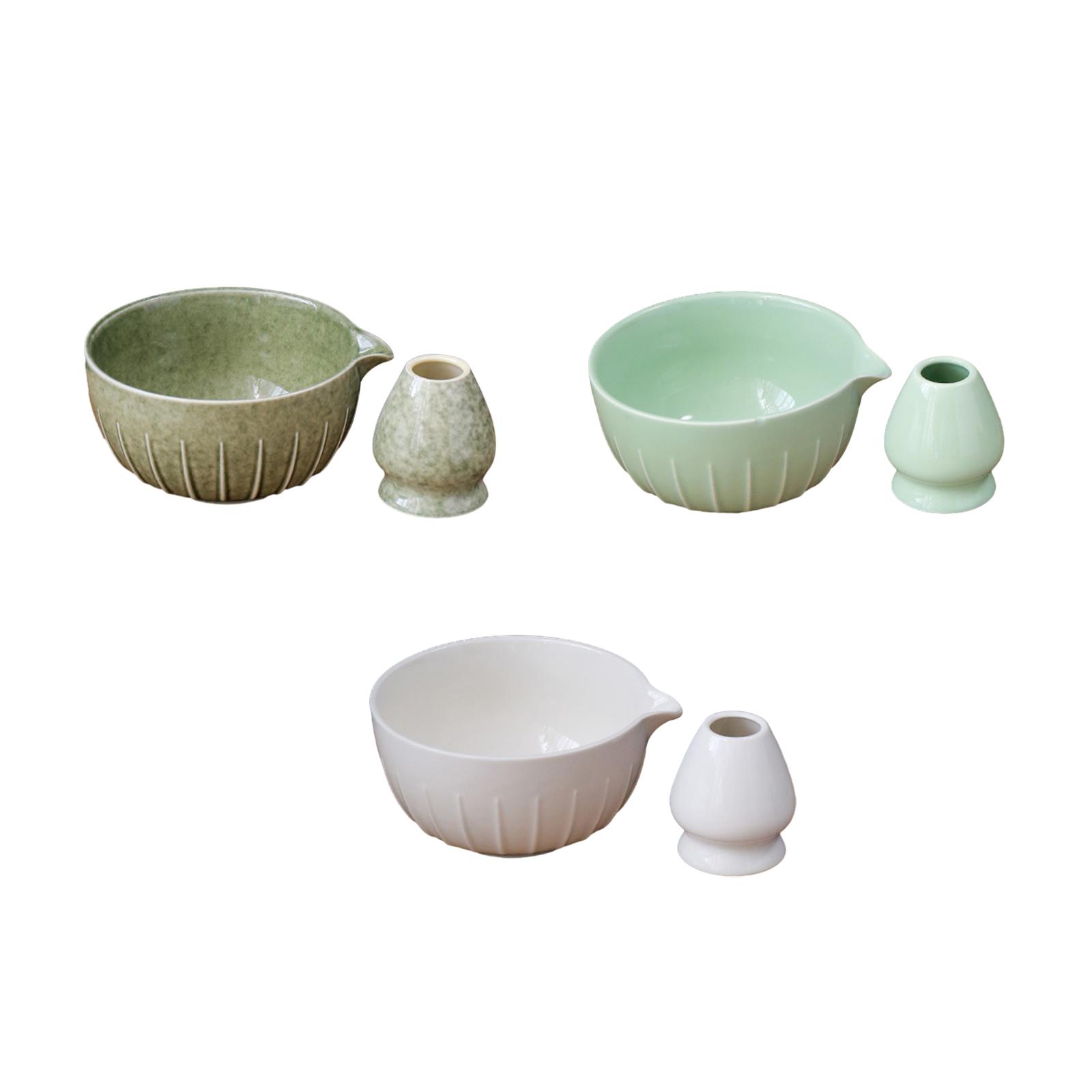 Matcha Whisk Set - Çırpıcı Tutuculu Matcha Çay Seti, Geleneksel,