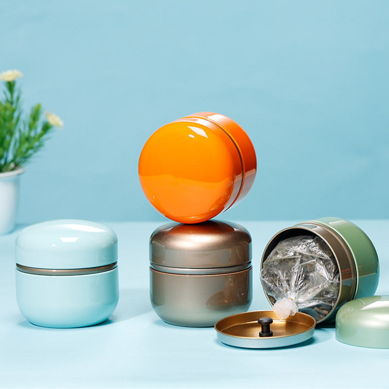 Coffee Tea Canister Set - 50g Elektroliz Teneke Çay Depolama Teneke