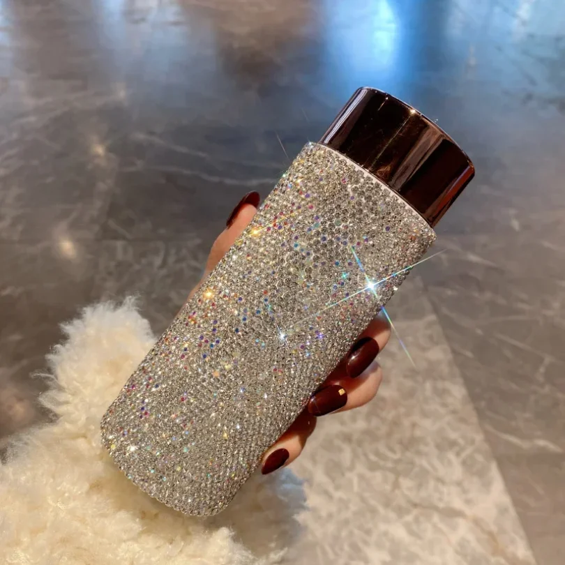 Coffee Tea Bottle - Çay Demleyicili Bling Taşınabilir Termos Bardak,