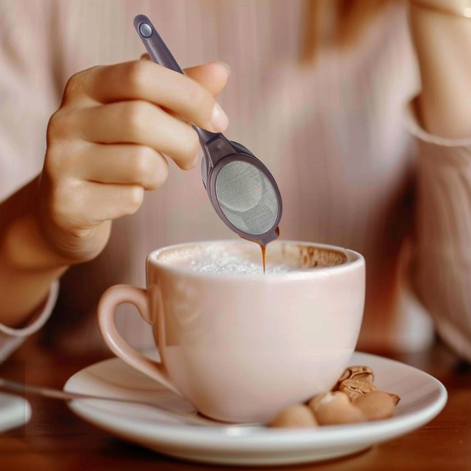 Coffee Leaves Tea - Kahve Süzgeci Çay Süzgeci Kaşık Çay