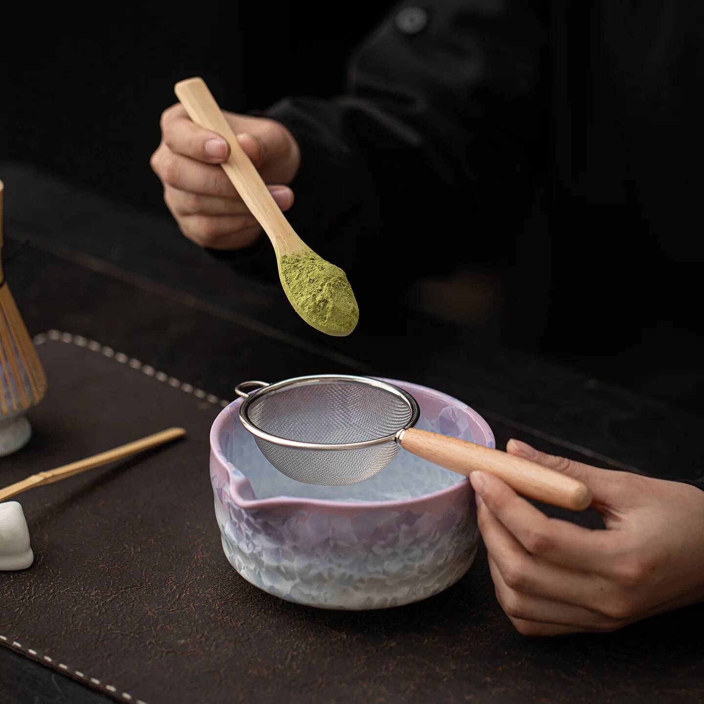 Matcha Whisk Set - 4/8 Parça 2026 Yeni Kristal Buz
