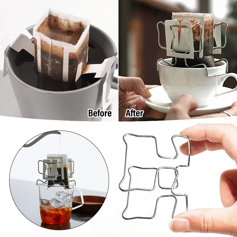 Coffee Tea Paper Cups - Yeniden Kullanılabilir Kahve Filtre Torbası Tutucu
