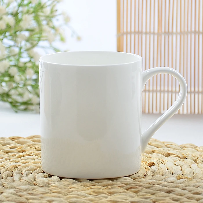 Morning Tea Coffee - 330ML, Kemik Çini Kupa Kahve Fincanı,