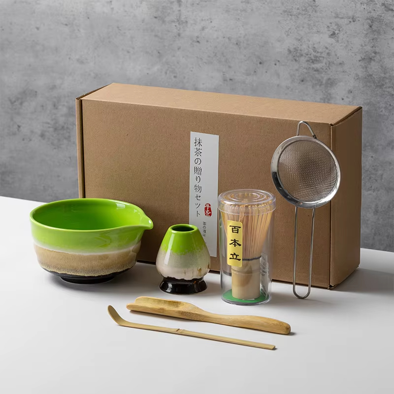 Matcha Whisk Set - Japon tarzı Matcha çayı takım bambu