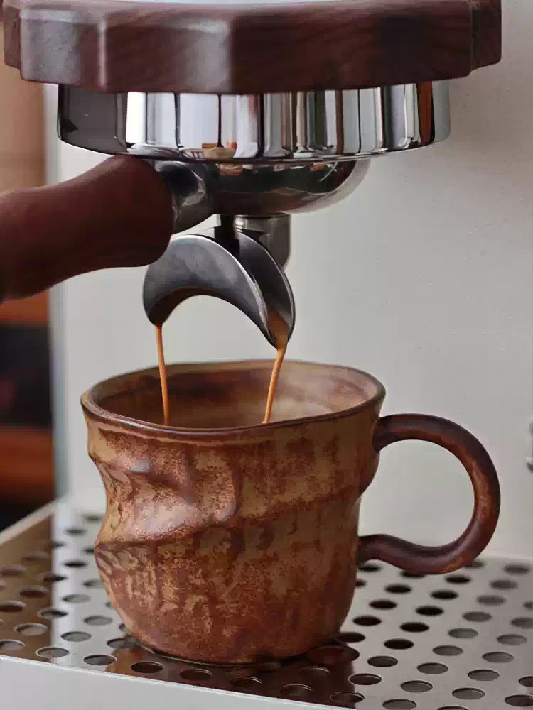 Morning Tea Coffee - El Yapımı Düzensiz Seramik Kupa 200ML