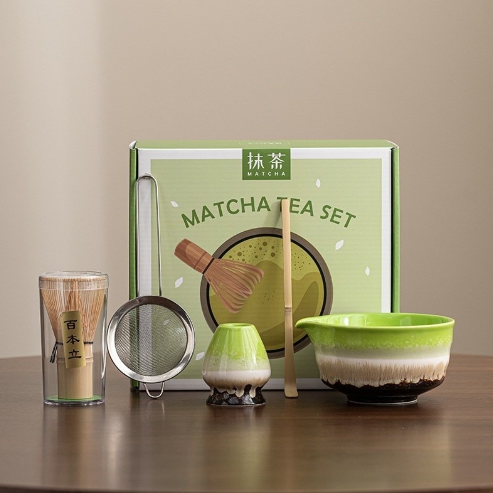 Matcha Whisk Set - Çay Çubukları Japon Matcha Çay Seti