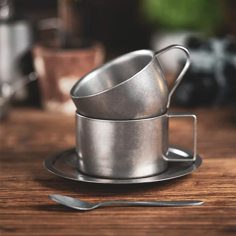 Coffee Tea Sugar Canister Set - Retro Serisi Kahve Fincanı Seti Çift