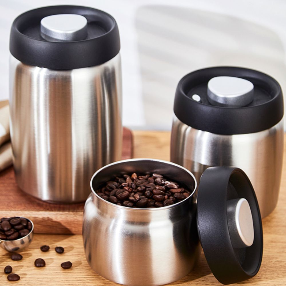 304 Paslanmaz Çelik Kahve Çeki - Coffee Tea Canister Set incelemesi ve fiyatı