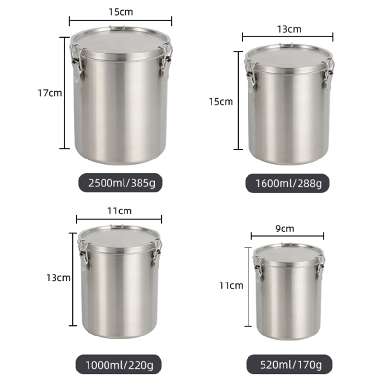 Hava Geçirmez Paslanmaz Çelik  - Coffee Tea Canister Set incelemesi ve fiyatı