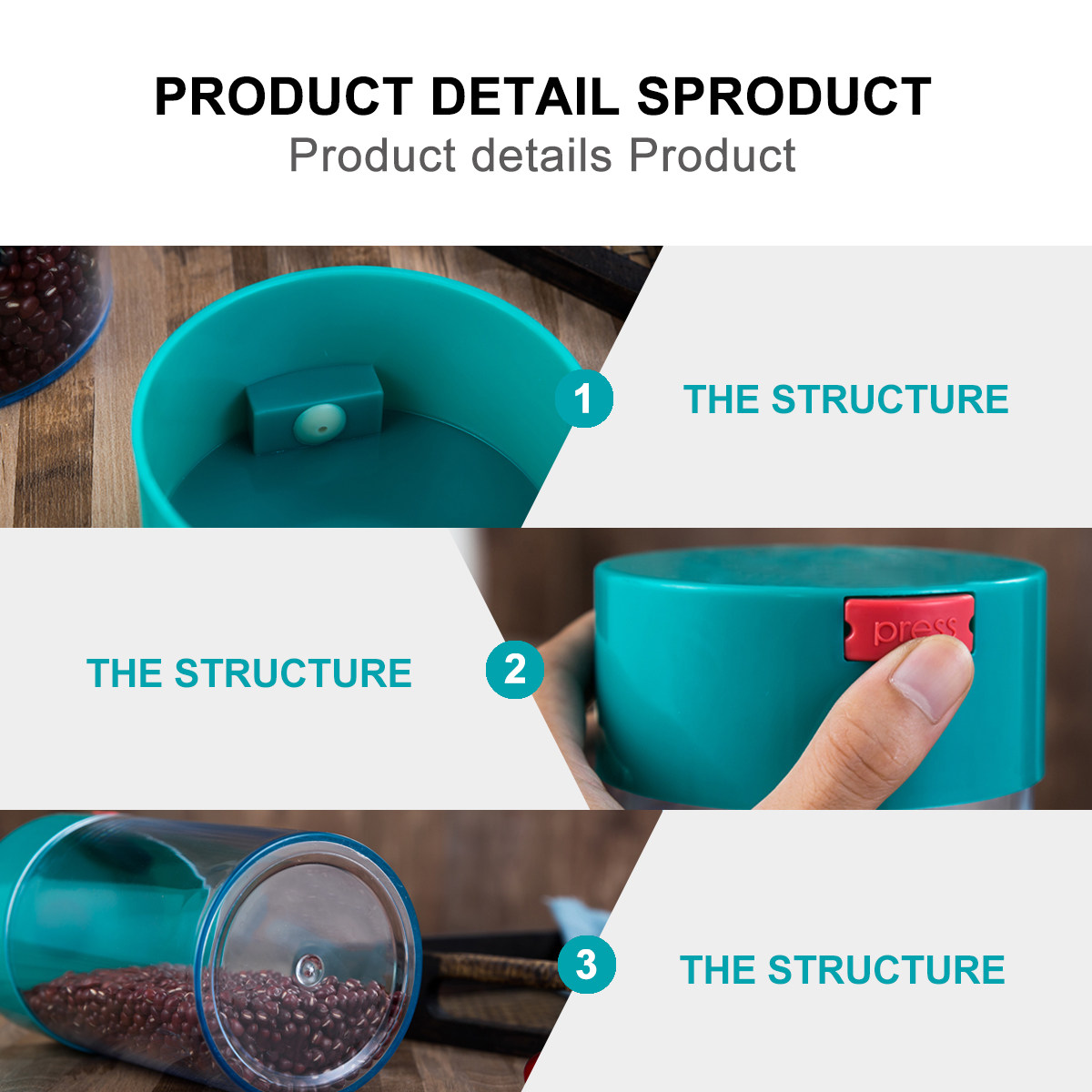 2 Adet Gıda Sınıfı Vakumlu Tah - Coffee Tea Canister Set incelemesi ve fiyatı