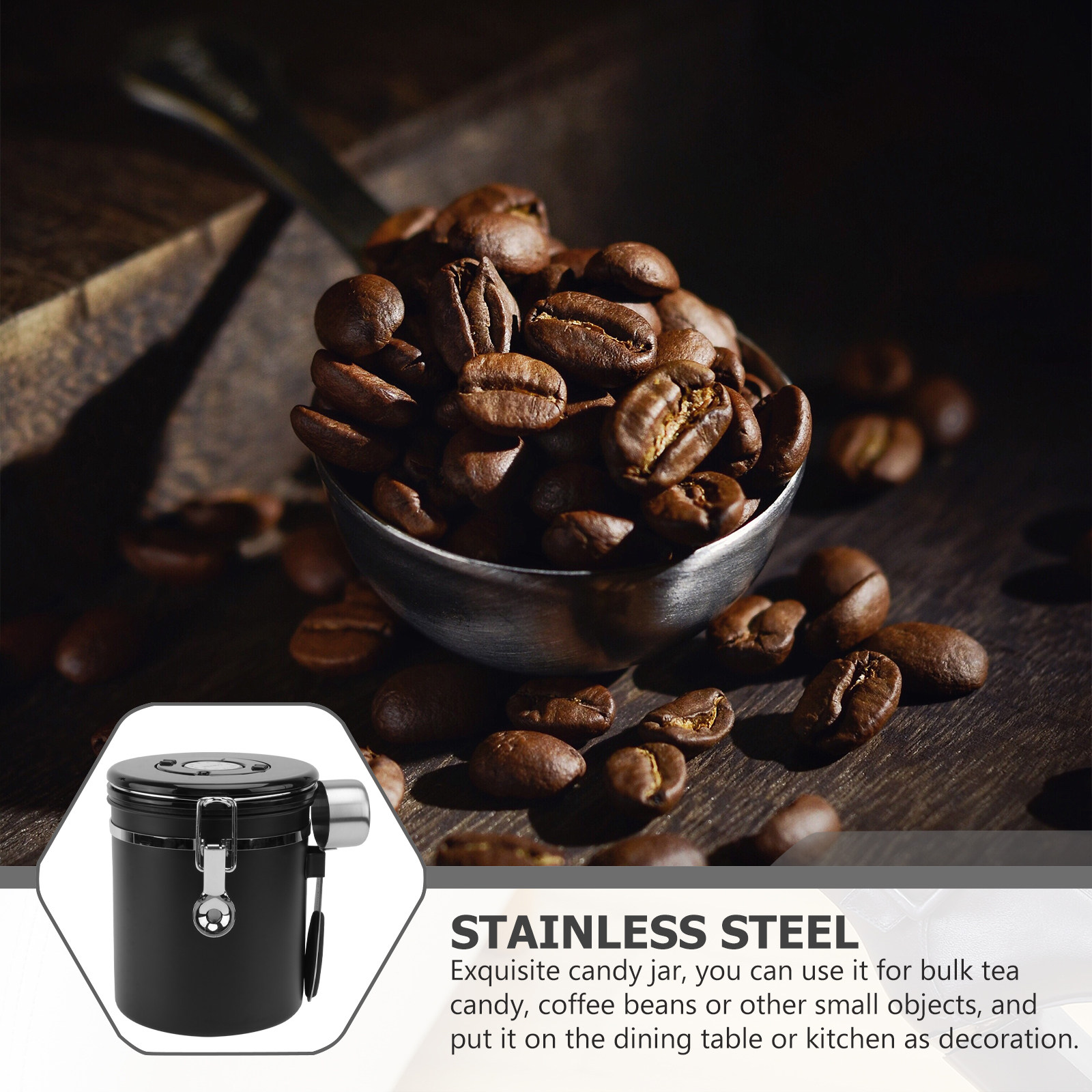 1 Adet Premium Paslanmaz Çelik - Coffee Tea And Bean incelemesi ve fiyatı