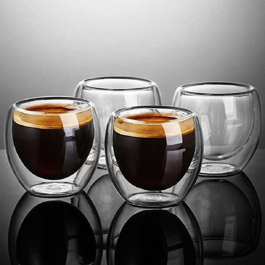 Çift Duvarlı Cam Kahve Kupalar - Coffee Tea Mix incelemesi ve fiyatı