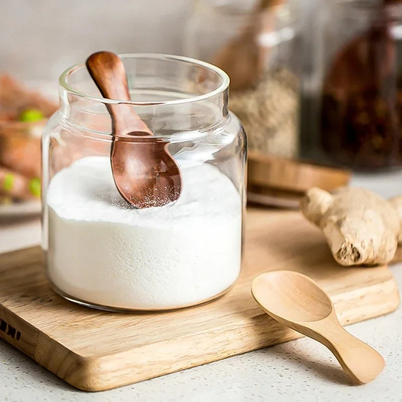 Çocuklar İçin Mini Ahşap Kaşık - Coffee Tea Sugar Canister Set incelemesi ve fiyatı