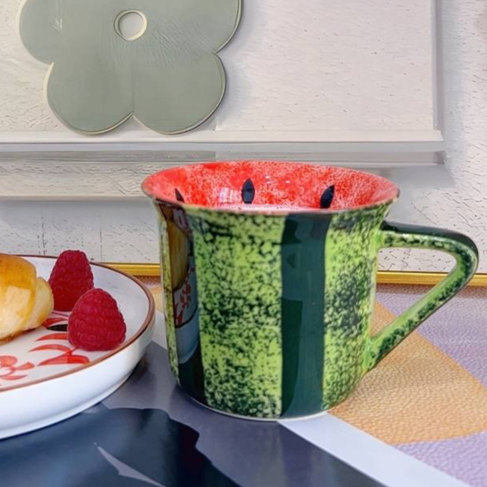 Seramik Karpuz Desenli Kahve Ç - Morning Tea Coffee incelemesi ve fiyatı