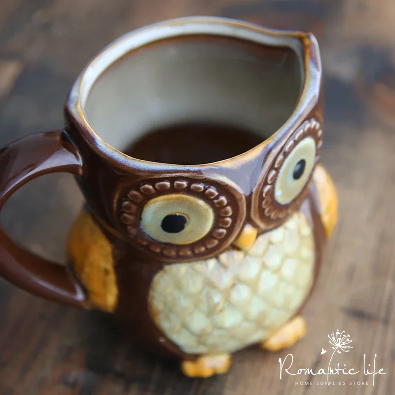 Sevimli Baykuş Karikatür Kahve - Morning Tea Coffee incelemesi ve fiyatı