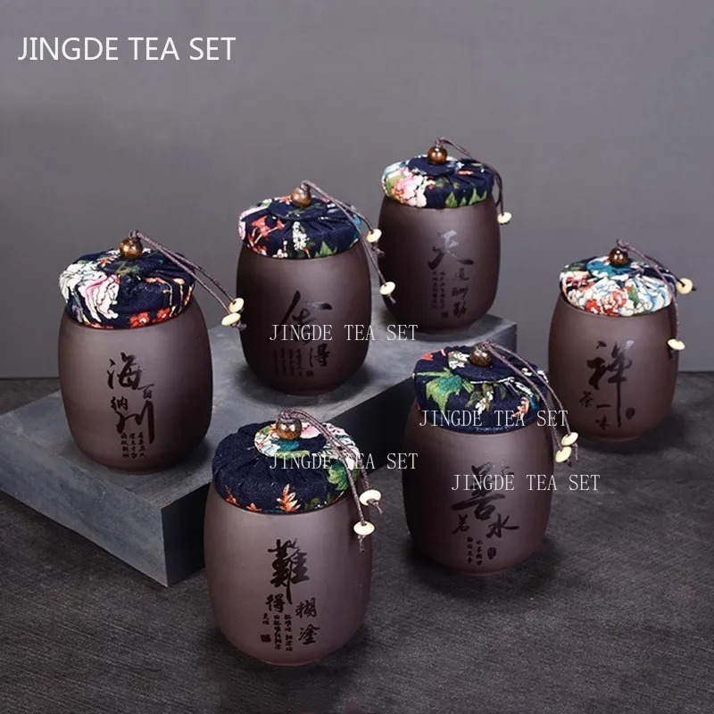 Çin mor kum küçük çay kavanoz  - Coffee Tea Canister Set incelemesi ve fiyatı