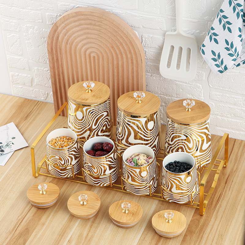 7'li Renk Sırlı Seramik Mutfak - Coffee Tea Sugar Canister Set incelemesi ve fiyatı